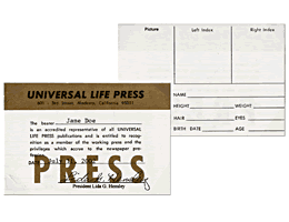 Press card